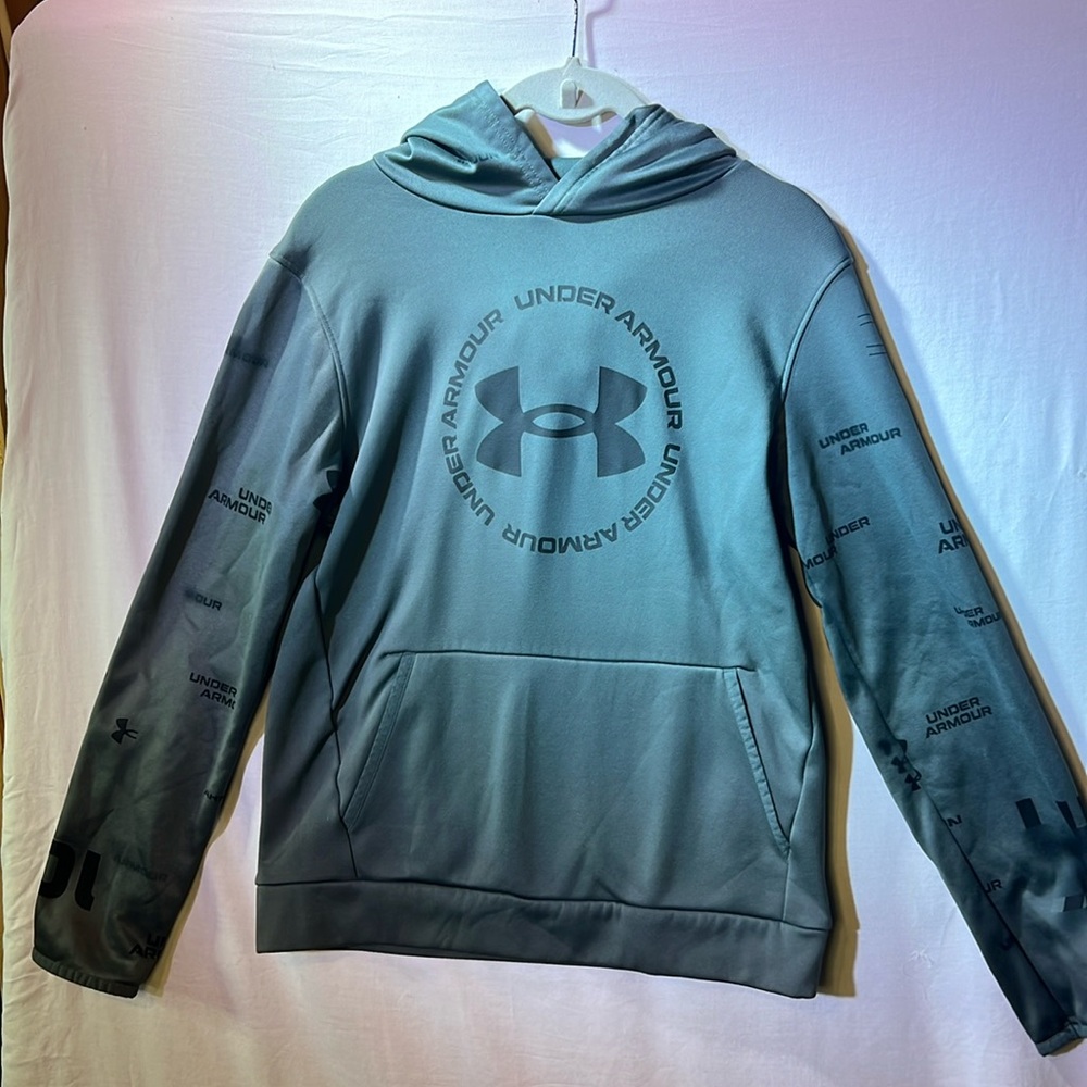 Under Armour Hoodie, Youth Large, Gray